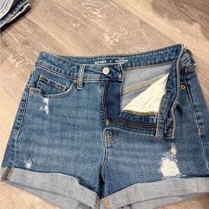 Old Navy Women's Distressed Blue Jean Shorts